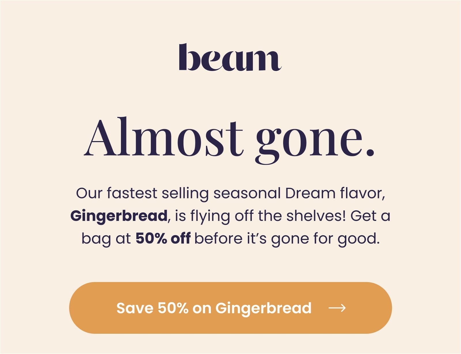 Gingerbread Dream is back