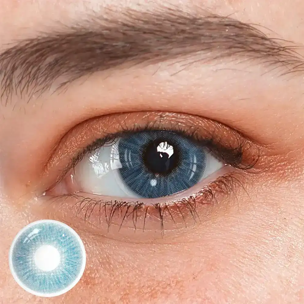 Bellini Blue Prescription Colored Contact Lenses