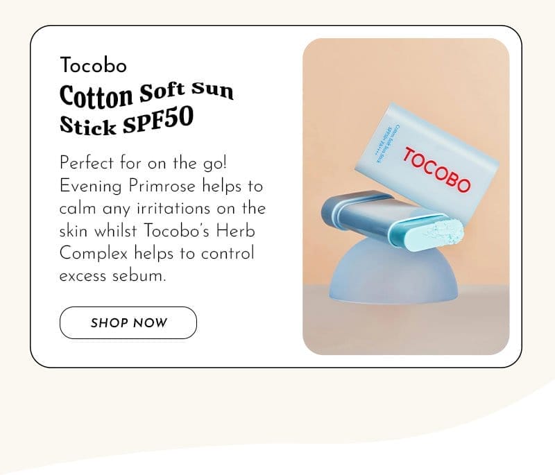 Tocobo Cotton Soft Sun Stick SPF50+