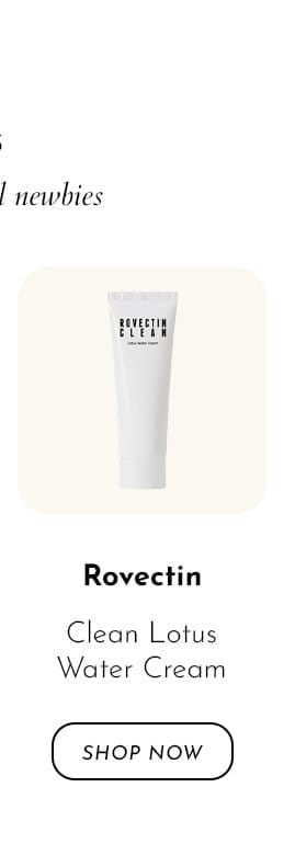 Rovectin Clean Lotus Water Cream