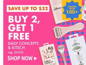 BUY 2, GET 1 FREE DAILY CONCEPTS & KITSCH