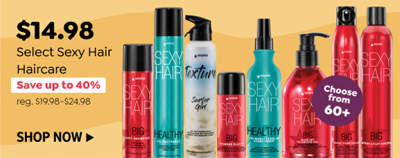 \\$14.98 SELECT SEXY HAIR HAIRCARE