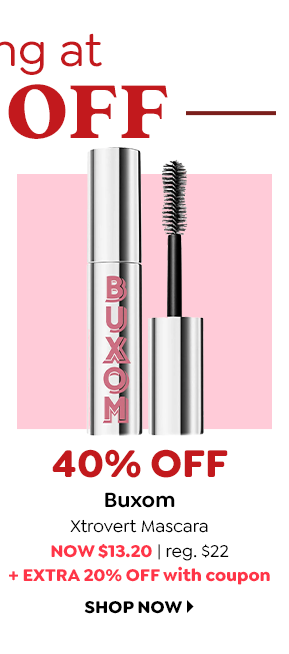 40% OFF BUXOM XTROVERT MASCARA