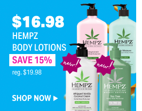 \\$16.98 HEMPZ BODY LOTIONS