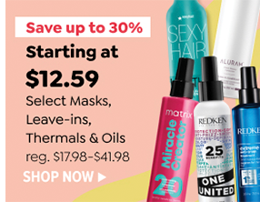 STARTING AT \\$12.59 SELECT MASKS, LEAVE-INS, THERMALS & OILS