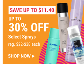 UP TO 30% OFF SELECT SPRAYS