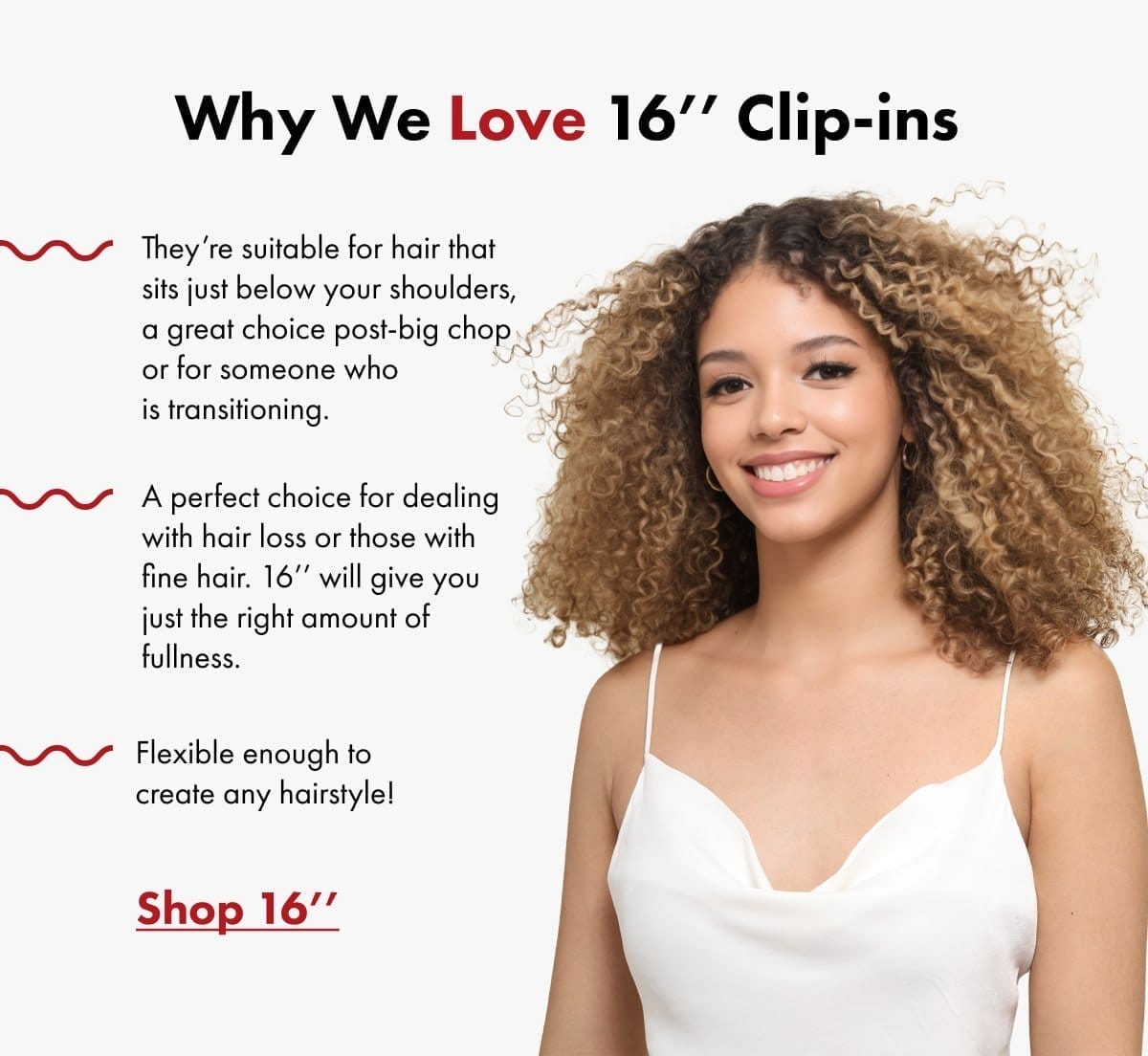 Suitable for shoulder length hair.. A great choice post-big chip or for someone who is transitioning.