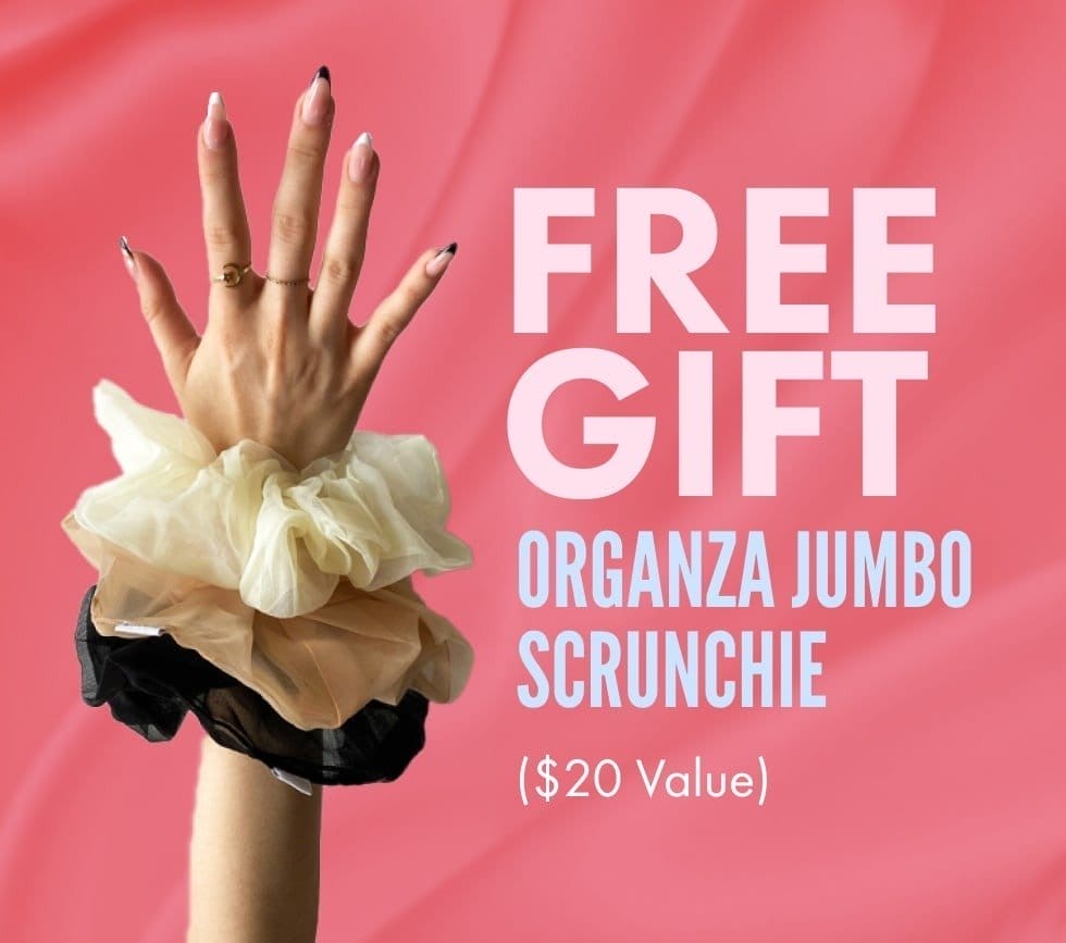 Free Gift with Purchase - Organza Jumbo Scrunchie