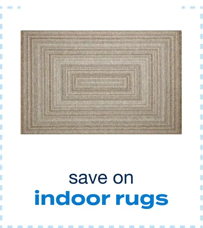 save on indoor rugs