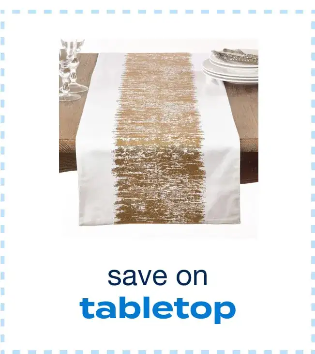 save on tabletop