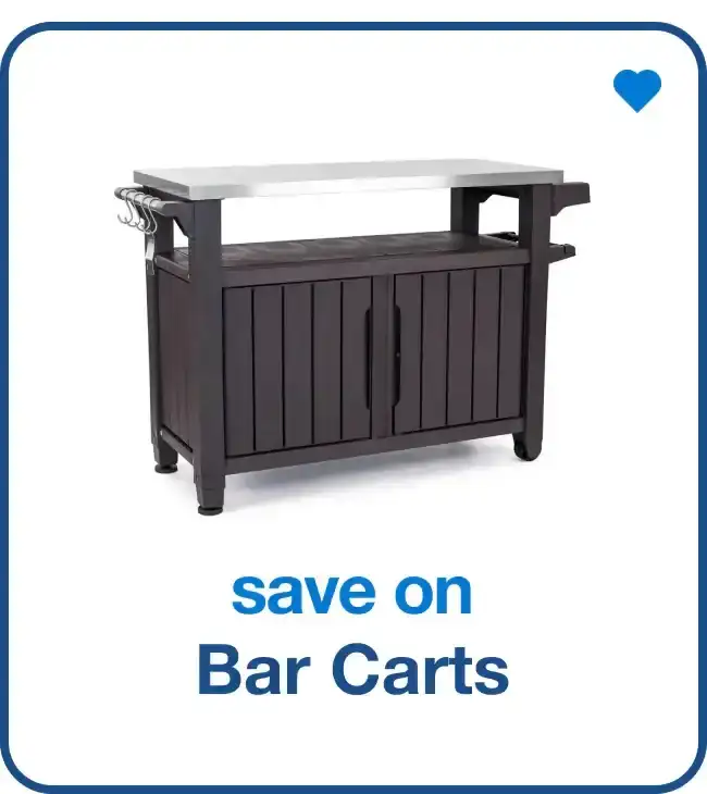 save on bar carts