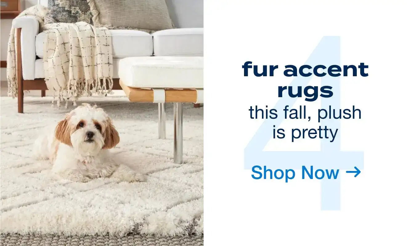 fur accent rugs