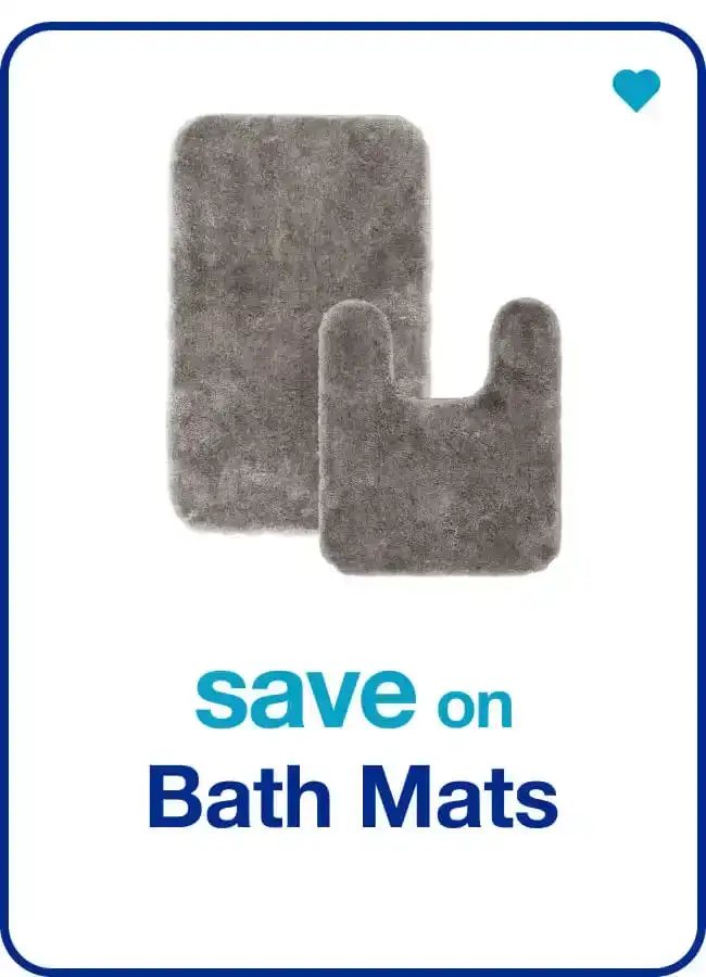 save on bath mats