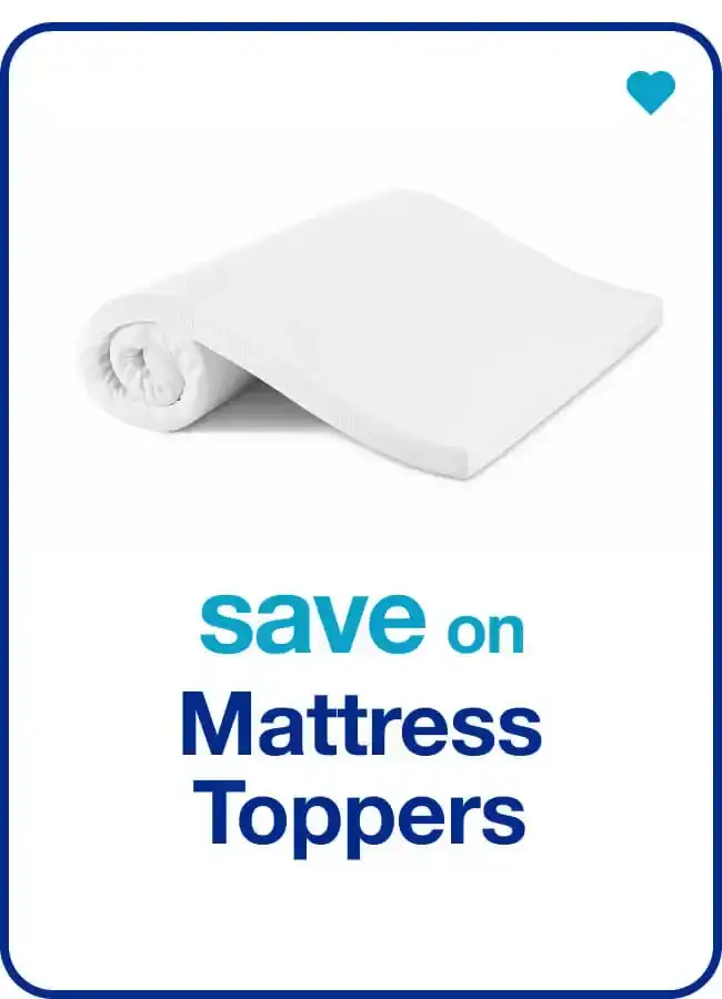 save on mattress toppers