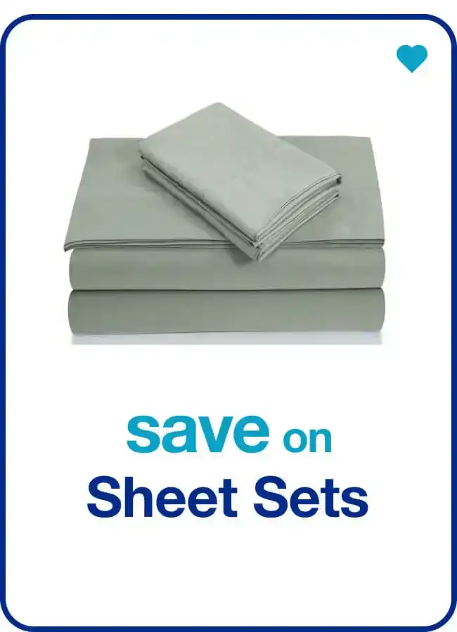 save on sheet sets