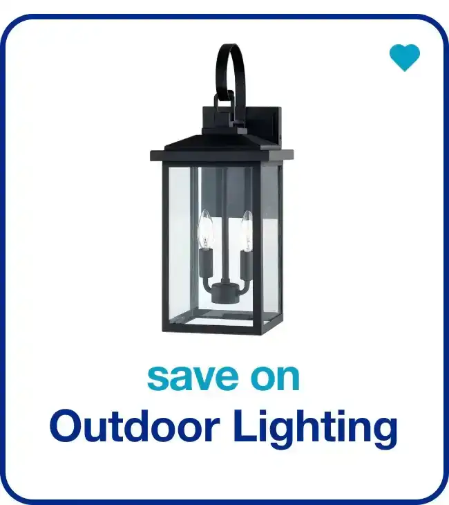 save on outdoor lighting