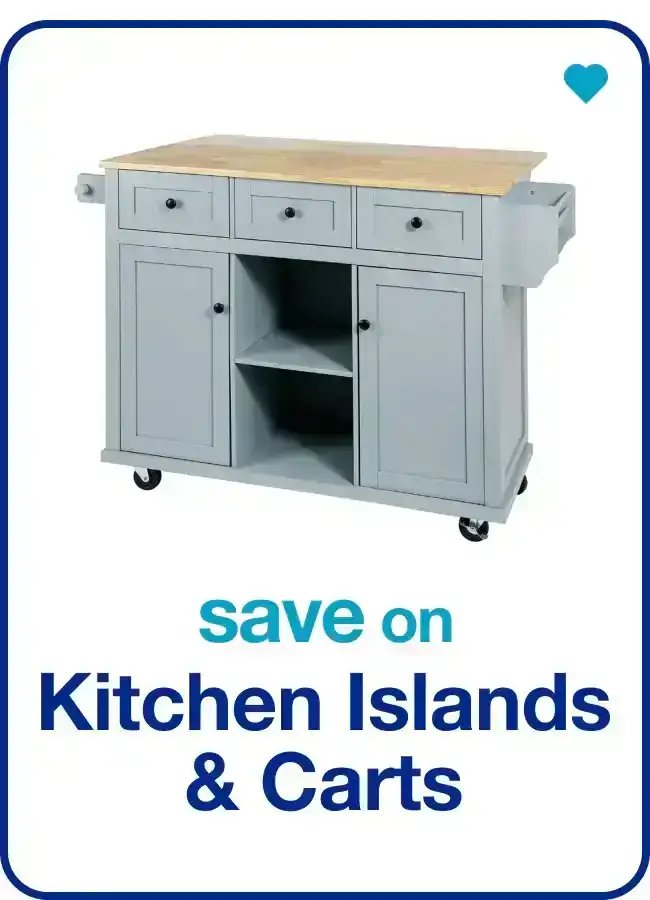 save on kitchen islands & carts