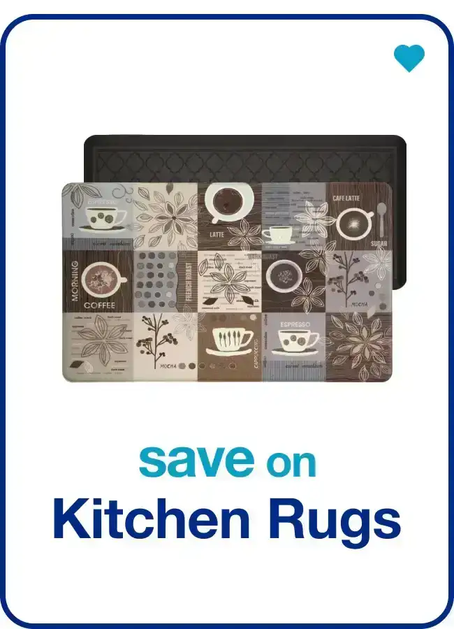 save on ktichen rugs