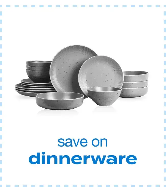 save on dinnerware