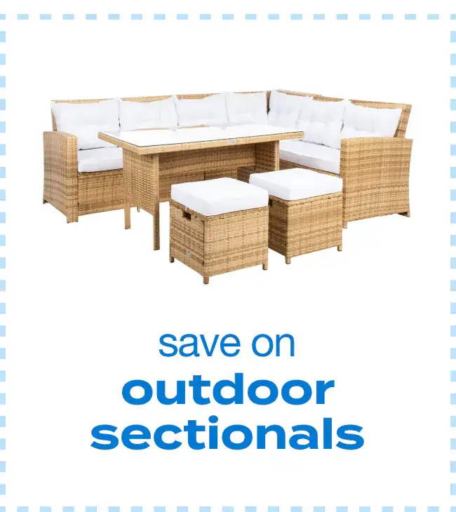 Save on Outdoor Sectionals