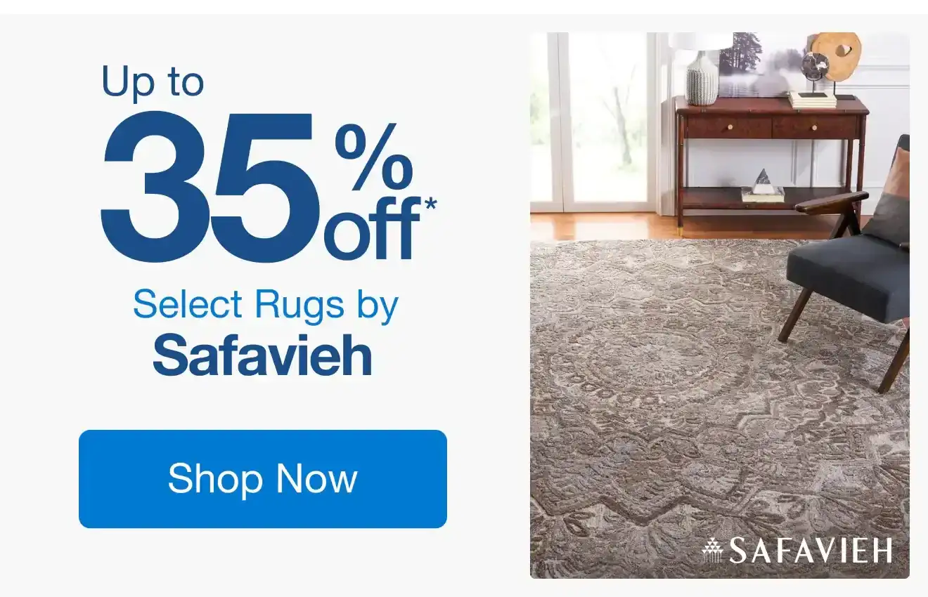Up to 35% Off Select Rugs by Safavieh*