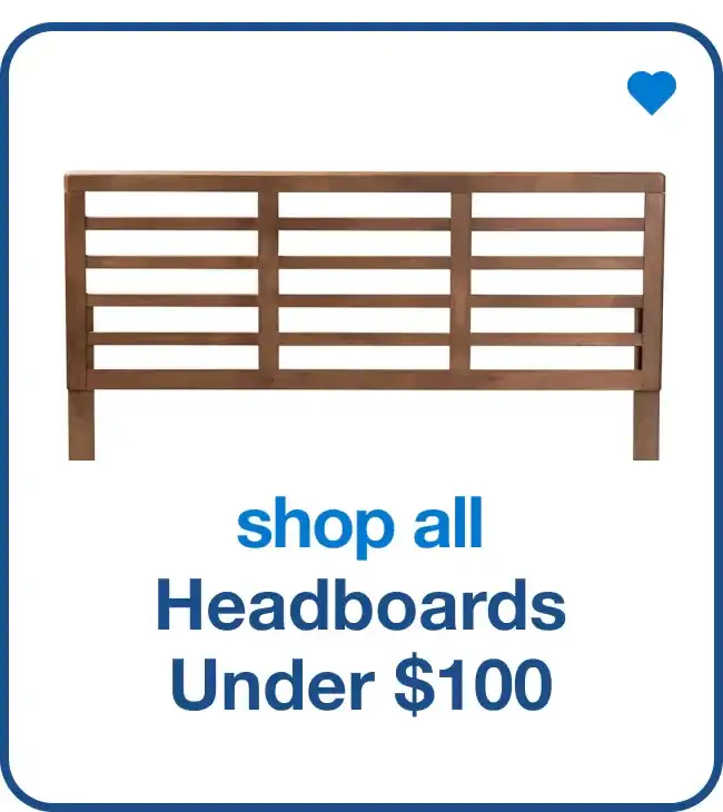 Headboards under \\$100