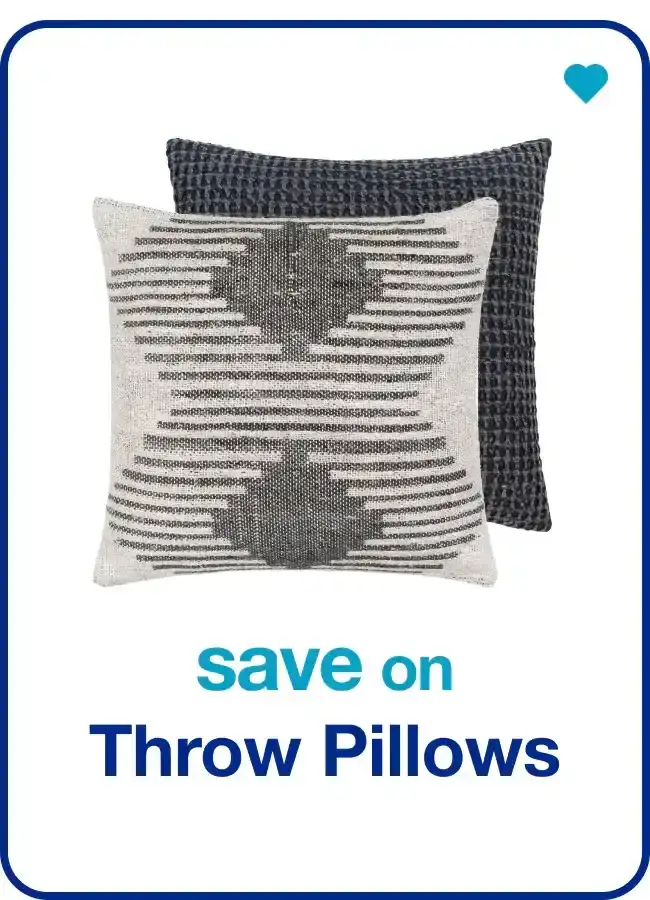 save on throw pillows