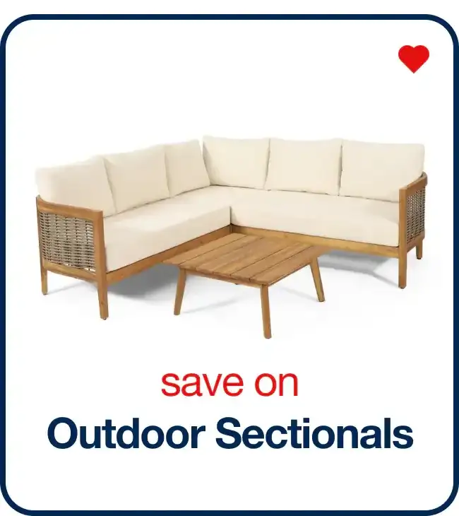 Save On Outdoor Sectionals