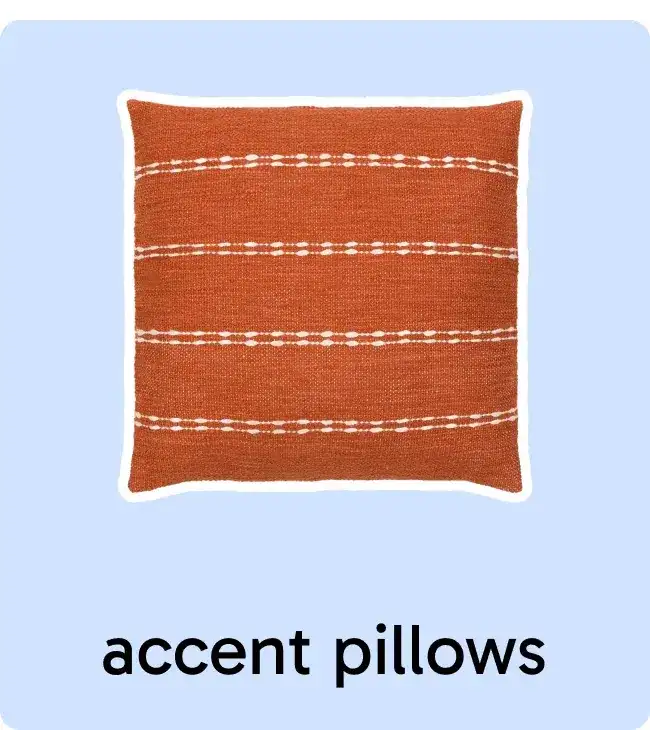 accent pillows