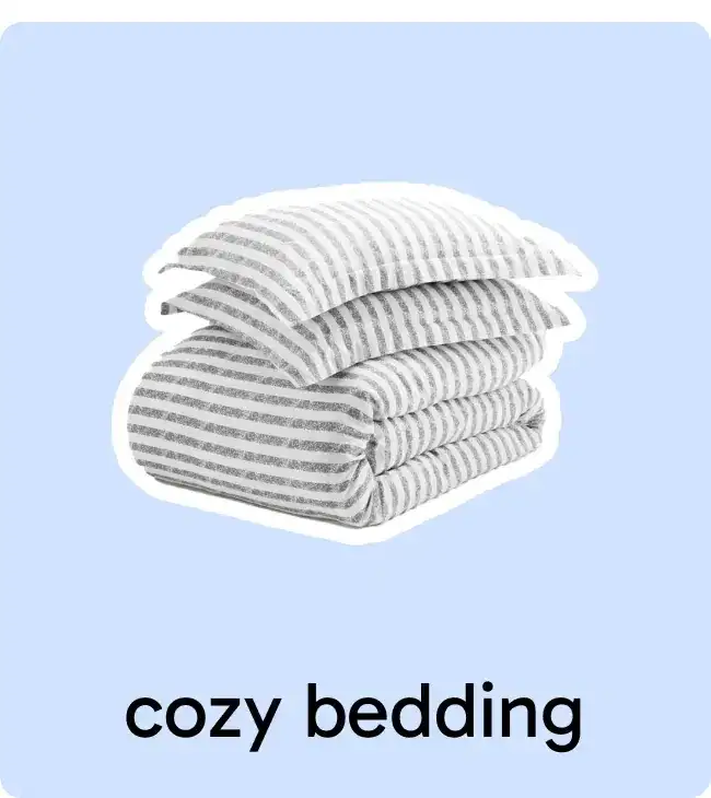 cozy bedding