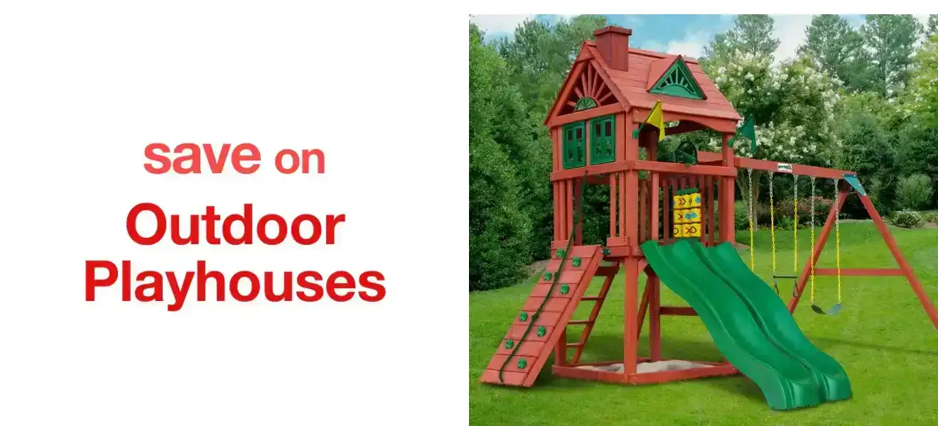 Save on Outdoor Playhouses