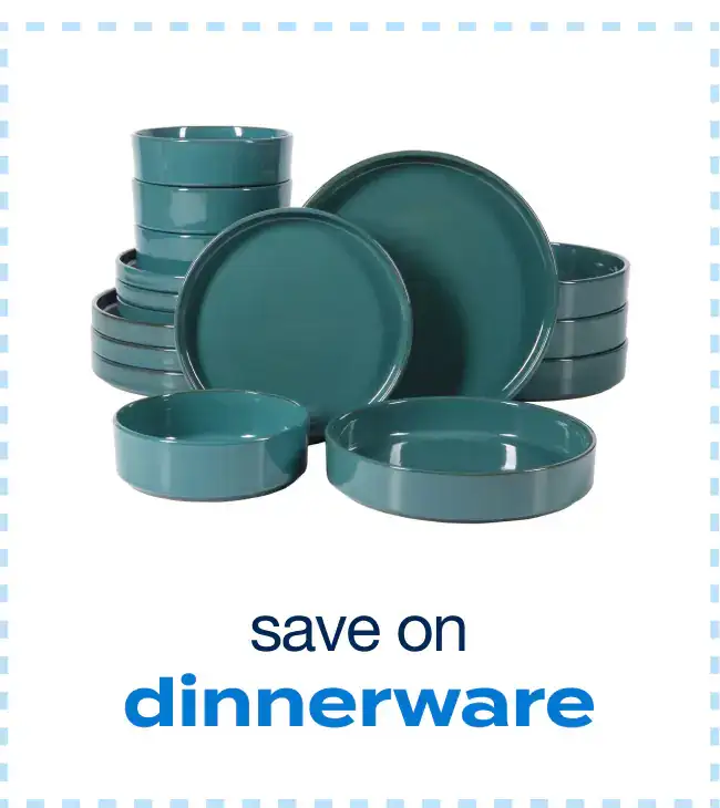 save on dinnerware