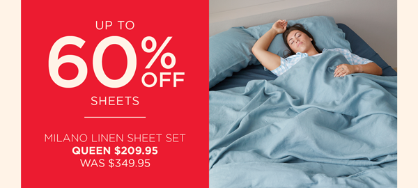 Up To 60% Off Sheet Sets