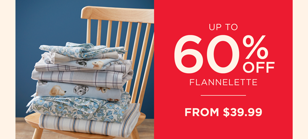 Up To 60% Off Flannelette