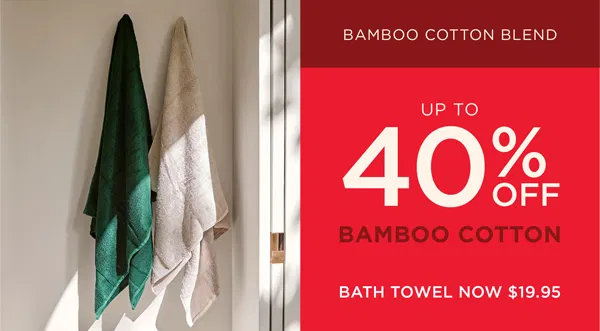 Bamboo Cotton Towels