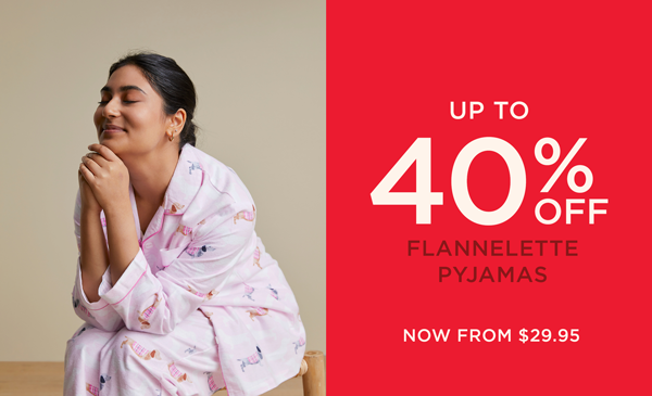 Up To 40% Off Pyjamas