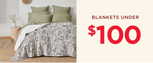 Blankets Under \\$100