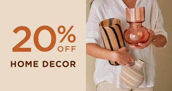 20% Off Home Decor