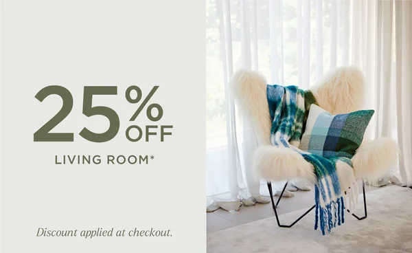 25% Off Living Room