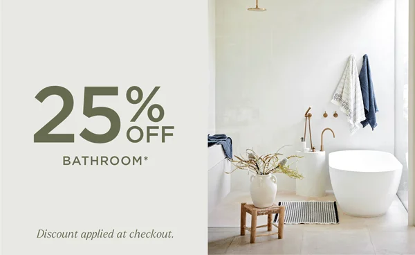 25% Off Bathroom