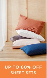 Up To 60% Off Sheet Sets