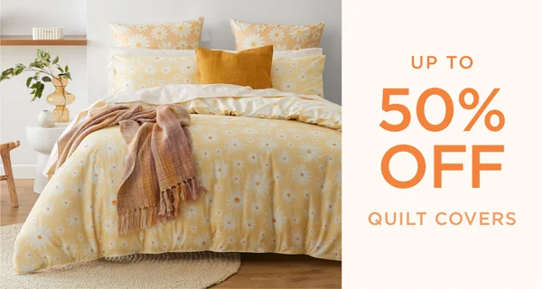 Up To 40% Off Quilt Covers