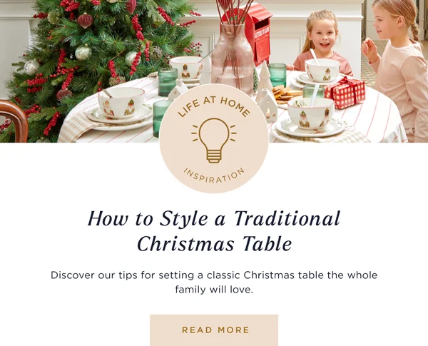 Style A Christmas Table