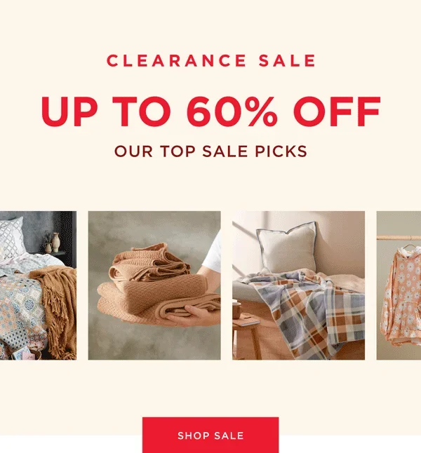 Clearance Sale - Up To 60% Off