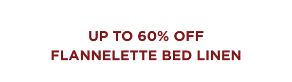 Up To 60% Off Flannelette Bed Linen