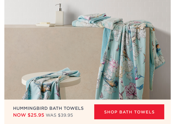 Up To 50% Off Bath Towels