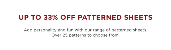 Patterned Sheet Sets