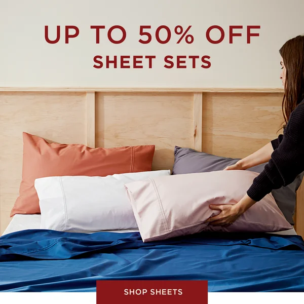 Up To 50% Off Sheet Sets