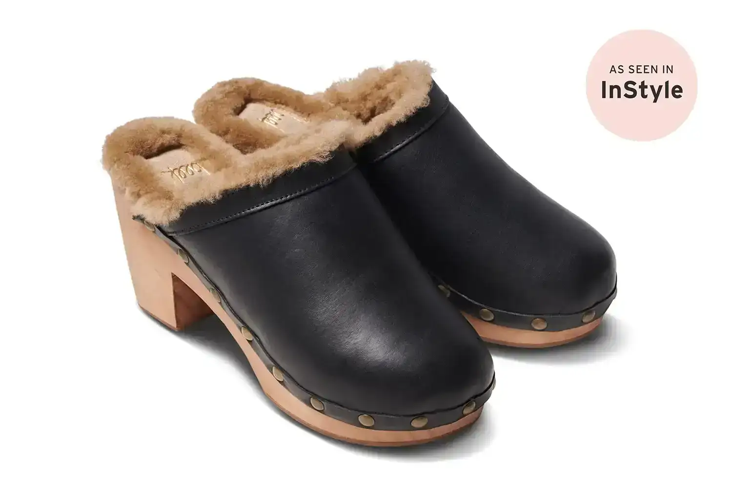 Image of WOODPECKER MÁS SHEARLING - Black