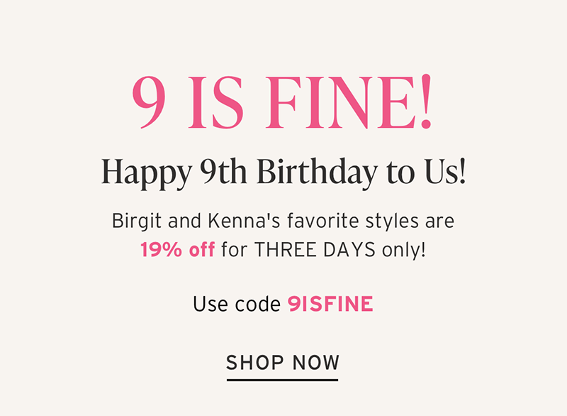 9th birthday sale